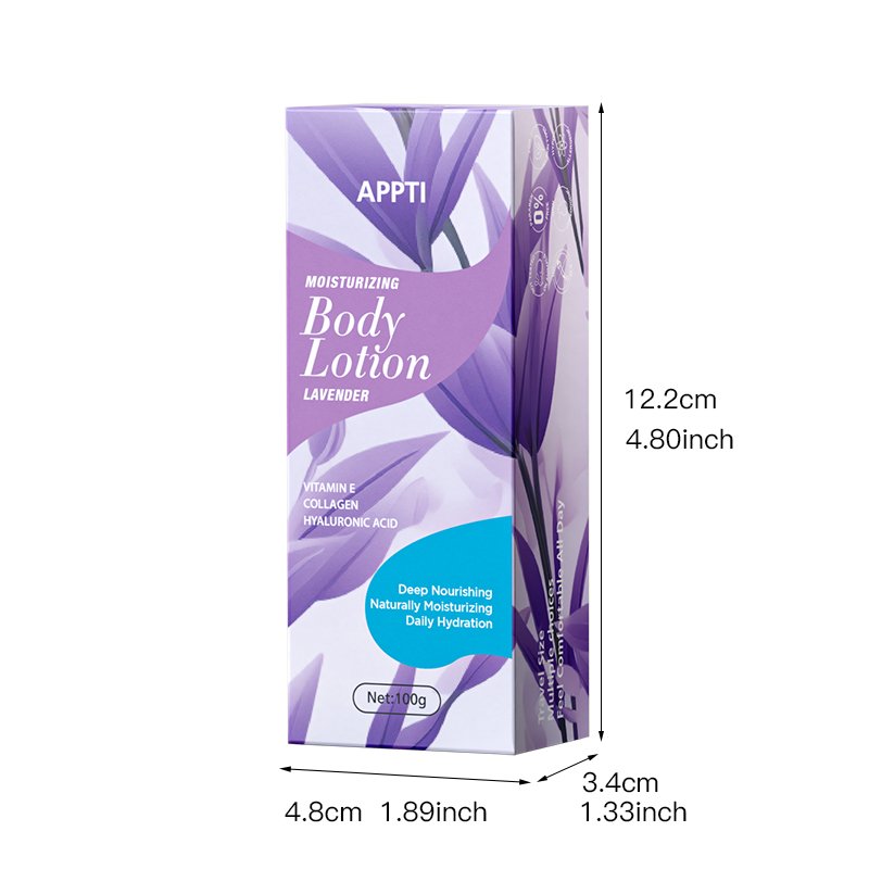 Private Label Lavender Whitening Organic Body Lotion Moisturizing Organic Floral fragrance Long-lasting Hydration Sensitive Skin