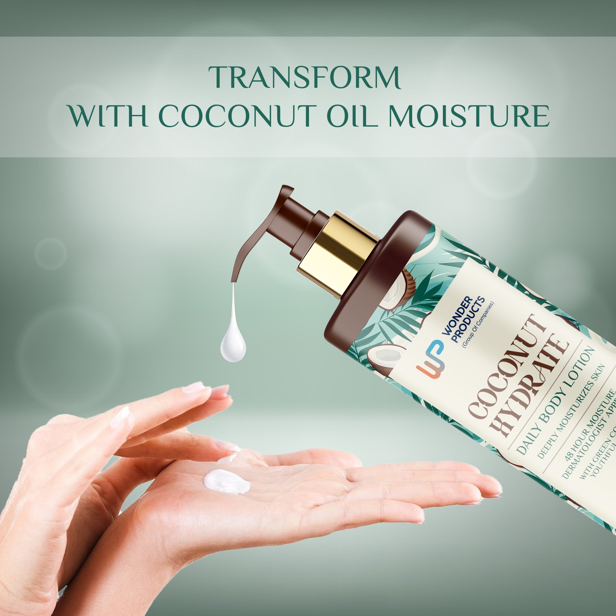 Best Selling 1Ltr Coconut Hydrate Daily Use Body Lotion All Skin Types Milk Water Aloe Vera OEM Private Label Wholesale Price