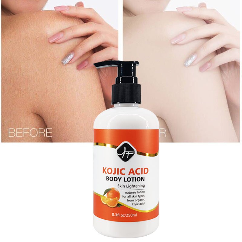 Private Label Kojic Acid Lotion Cream OEM/ODM Whitening Moisturizing Body Lotion for Dark Spot Skin Care and Glow