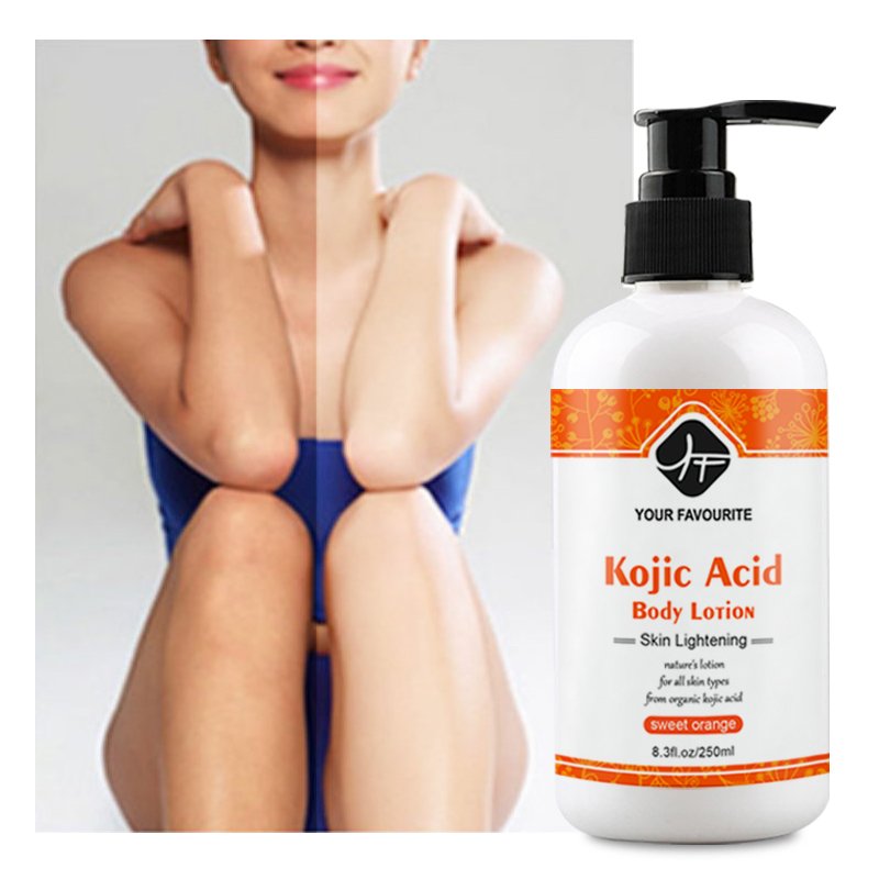 Private Label Kojic Acid Lotion Cream OEM/ODM Whitening Moisturizing Body Lotion for Dark Spot Skin Care and Glow