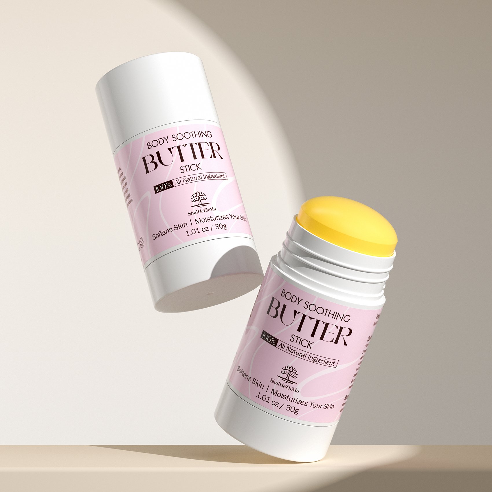 Body Butter Stick Essence Oil Body Lotion Moisturizing Hydrating Nourishing Solid Butter Stick