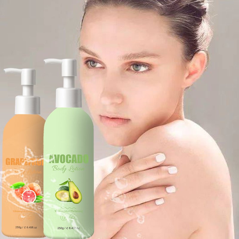 Customized Whitening Skin Care Products Organic Creamy Fruity Scented Body Lotion