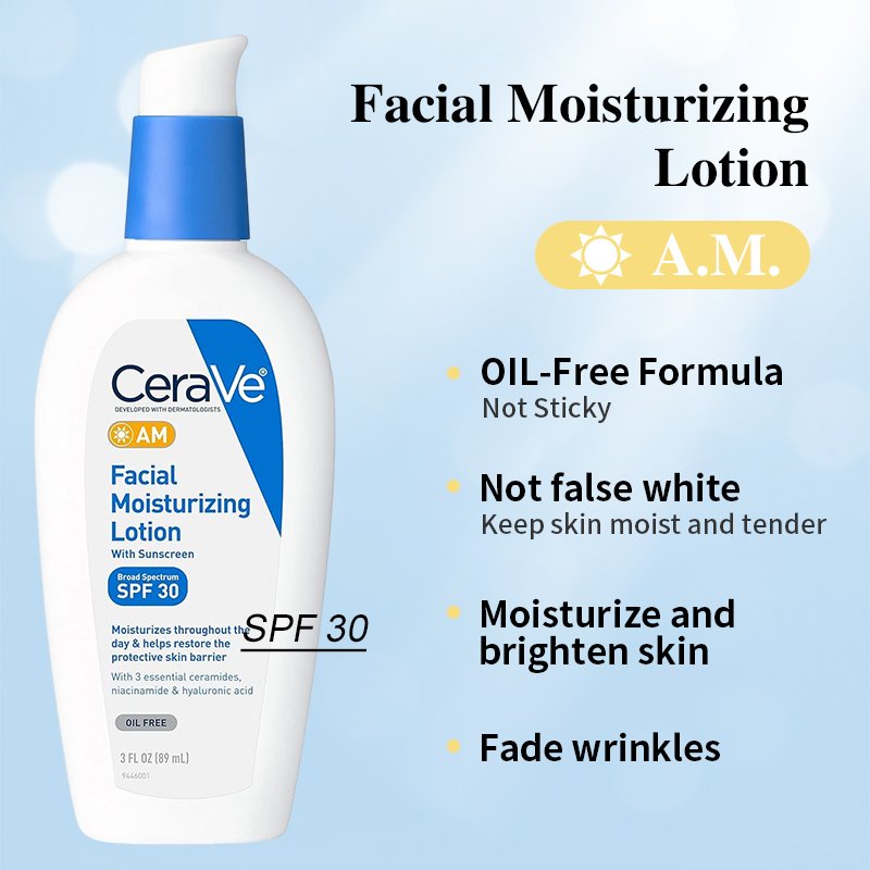 Ceraves Produits AM PM Lotion Moisturizing Spf30 Repair Sensitive Skin Nicotinamide Ceramide Day Night Cream Body Facial Lotion