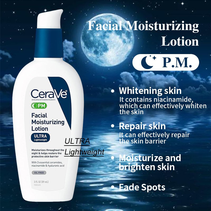 Ceraves Produits AM PM Lotion Moisturizing Spf30 Repair Sensitive Skin Nicotinamide Ceramide Day Night Cream Body Facial Lotion