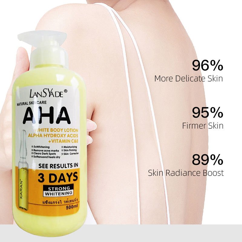 Wholesale 500ml Whitening Lotion Black Skin Brightening Lightening Dark Skin Bleaching Cream Body Whitening Lotion
