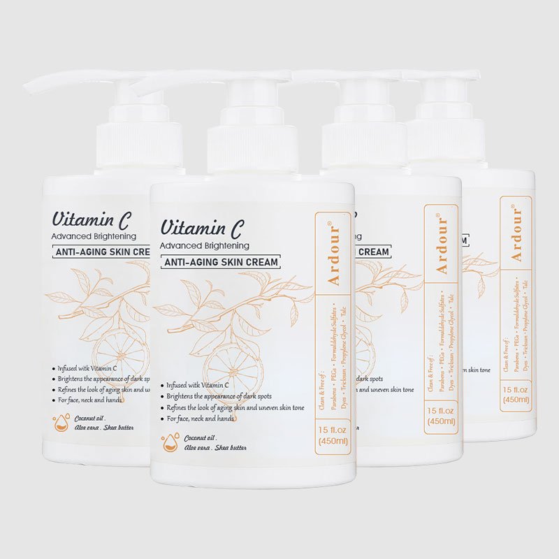 OEM white body lotion for Face and Body Moisturizing Anti-Aging Skincare Vitamin C Brightening Cream
