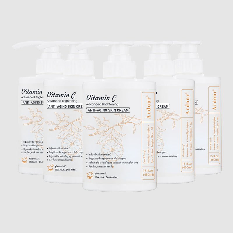 OEM white body lotion for Face and Body Moisturizing Anti-Aging Skincare Vitamin C Brightening Cream