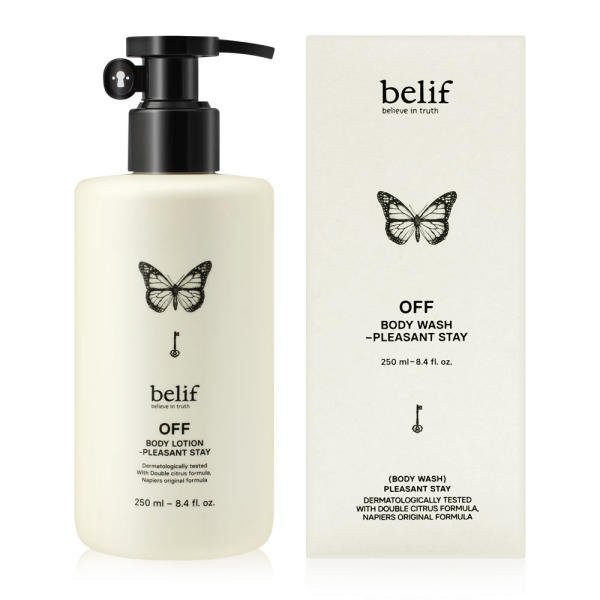 belif off bodylotion - stay 250 body care bady lotion for moisturization hydration rich in mineral made in Korea Korean beauty