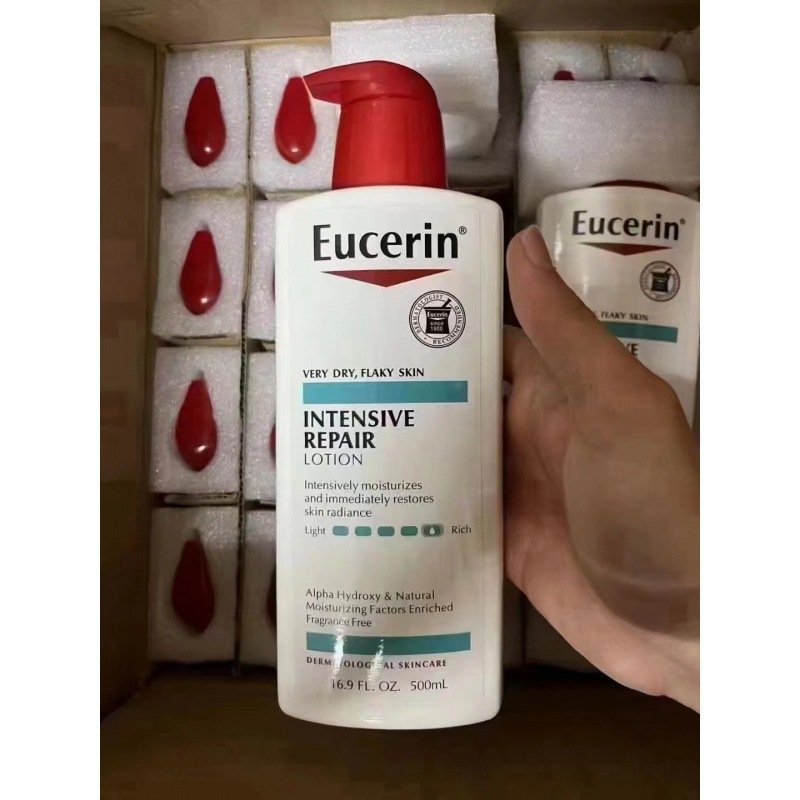 New Eucerinn Advanced Repair Lotion Roughness Relief Smoothens Skin Body Cream Lotion 300ml
