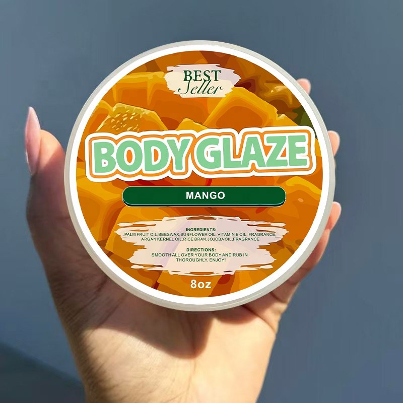 Vanilla BODY GLAZE Whitening High Quality Body Lotion Fruit Men Women body butter Private label