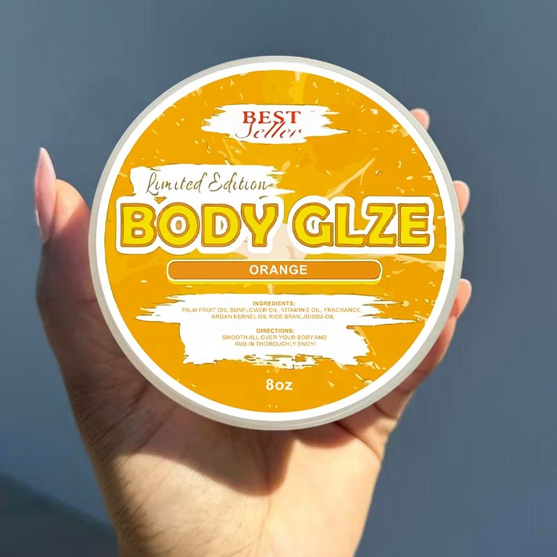 Vanilla BODY GLAZE Whitening High Quality Body Lotion Fruit Men Women body butter Private label