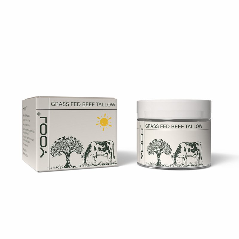 YOOJ Tallow Face Moisturizer Unscented 100% Organic Beef Tallow Blam Grass Fed Whipped Tallow Face Cream Moisturizer Body Lotion