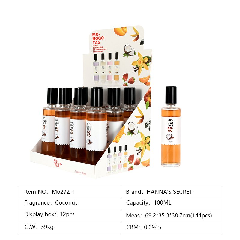 New 100ML12 Piece Set Original Perfume Body Mist Coconut Fragrance perfume women cheap wholesale perfumes