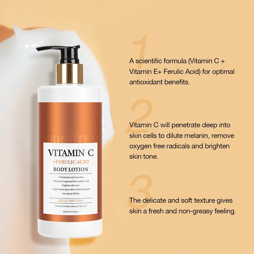 Manufacturers direct sales moisturizing beauty face cream organic cosmetics VC body lotion
