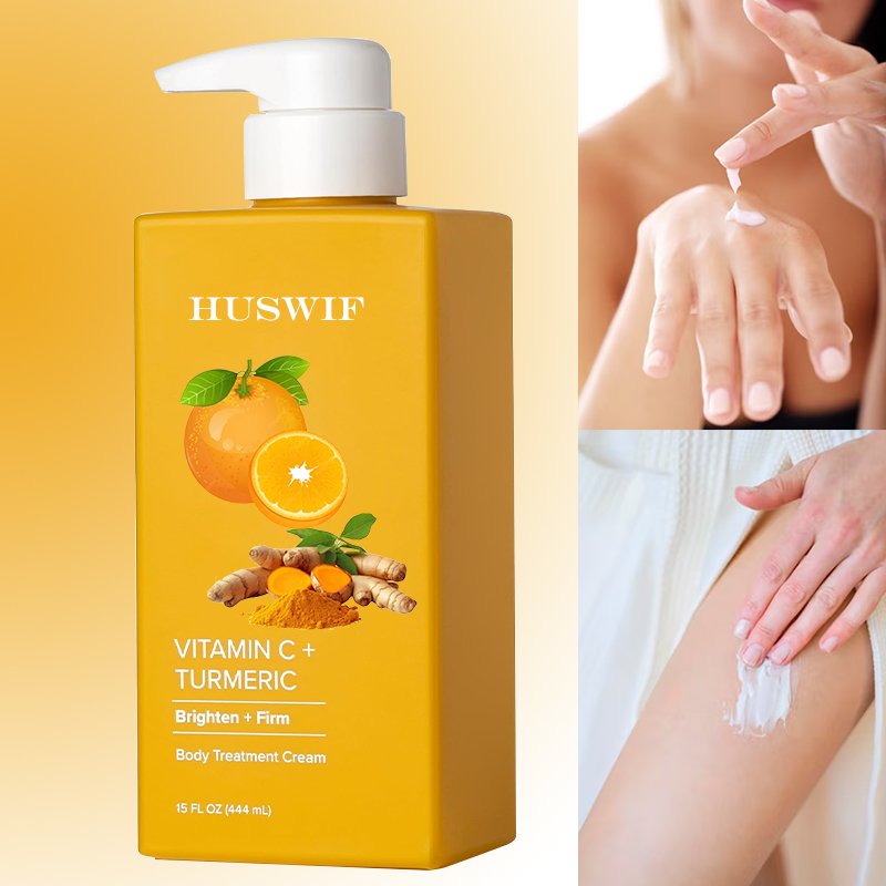 Moisturizer Anti Aging Skin Care Firming & Brightening Vitamin C Turmeric Cream Face & Body Lotion