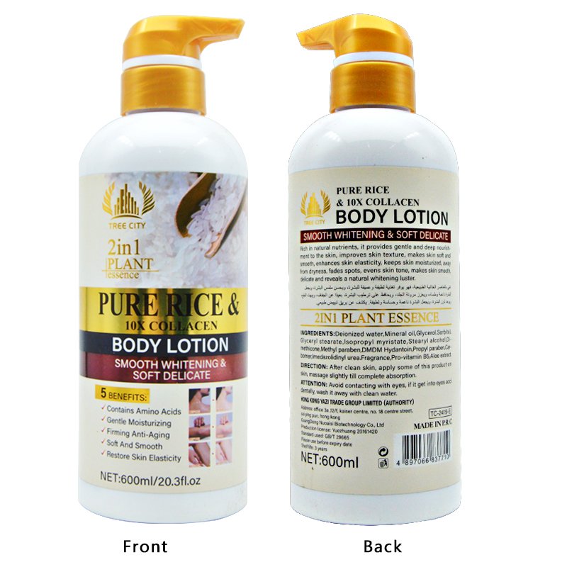 Luxury Organic Moisturizing Instant Lightening Smoothing Cream Body Lotion Skin Whitening Body Lotion For Body Care
