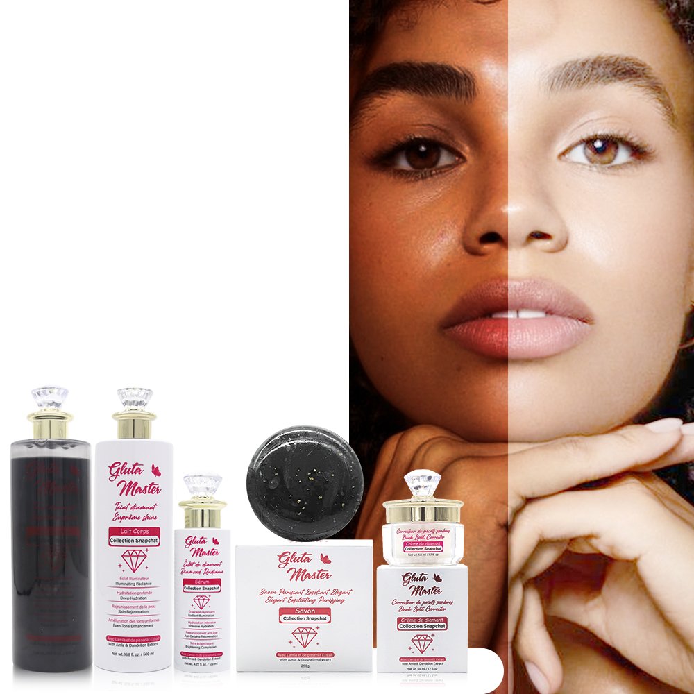 beauty whitening products Dark Spot Remover Brightening Skin Care Set Face Cream vitamin c serum body lotion Soap Whitening Set