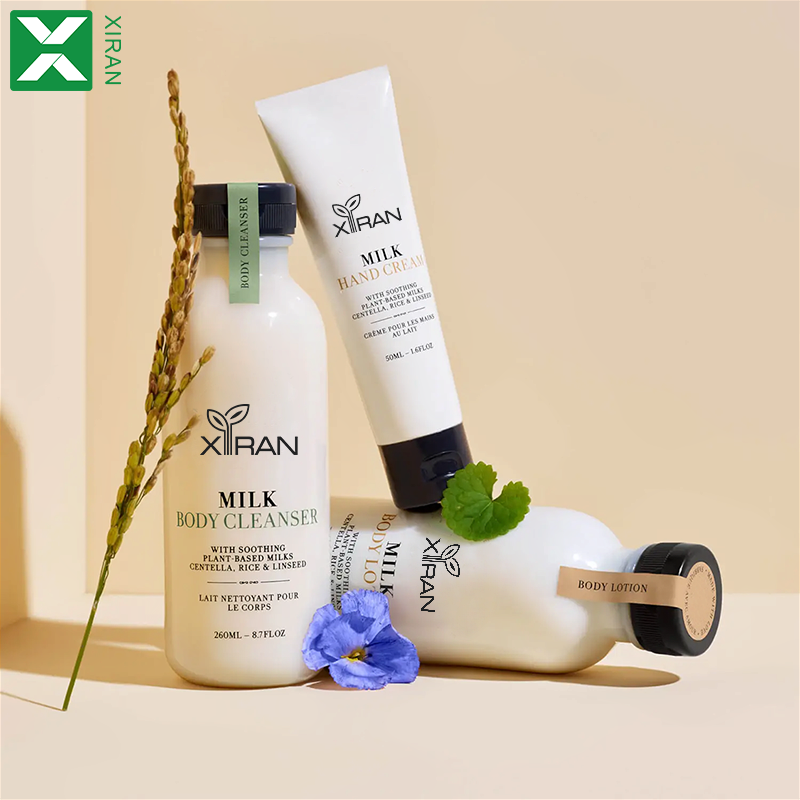 High Quality Bundle sales body cleanser & hand cream & Moisturizing Nourishing milk body lotion 75ml Skin Whitening Body Lotion