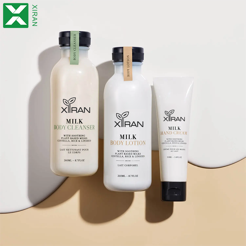 High Quality Bundle sales body cleanser & hand cream & Moisturizing Nourishing milk body lotion 75ml Skin Whitening Body Lotion