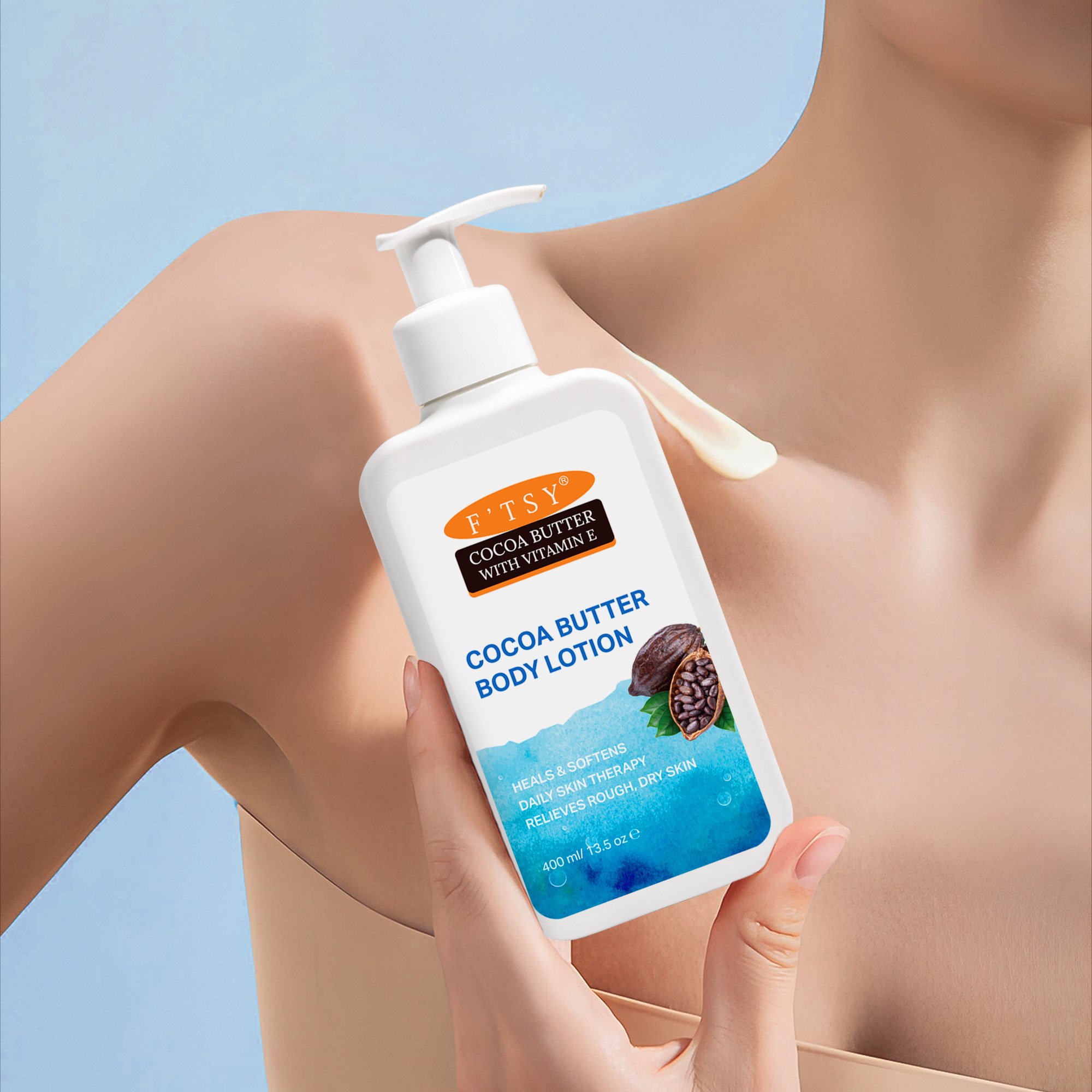 Custom Logo Ceramide Female Body Moisturizer Coco Butter Brightening Lightening Body Lotion