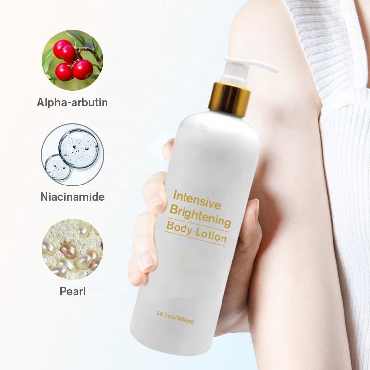 Factory Wholesale aha body lotion for glowing skin whitening lotion for black skin