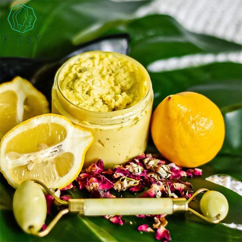 Hot Sale Whitening Lemon Body Butter Vitamin C Handmade Natural Body Butter Body Lotion For Anti-cracking