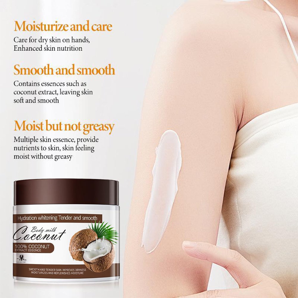 Natural Coconut Fruit Hydration Smoothing Brightening Skin Firming Anti Wrinkles Skin Care Product Milk Body Lotion