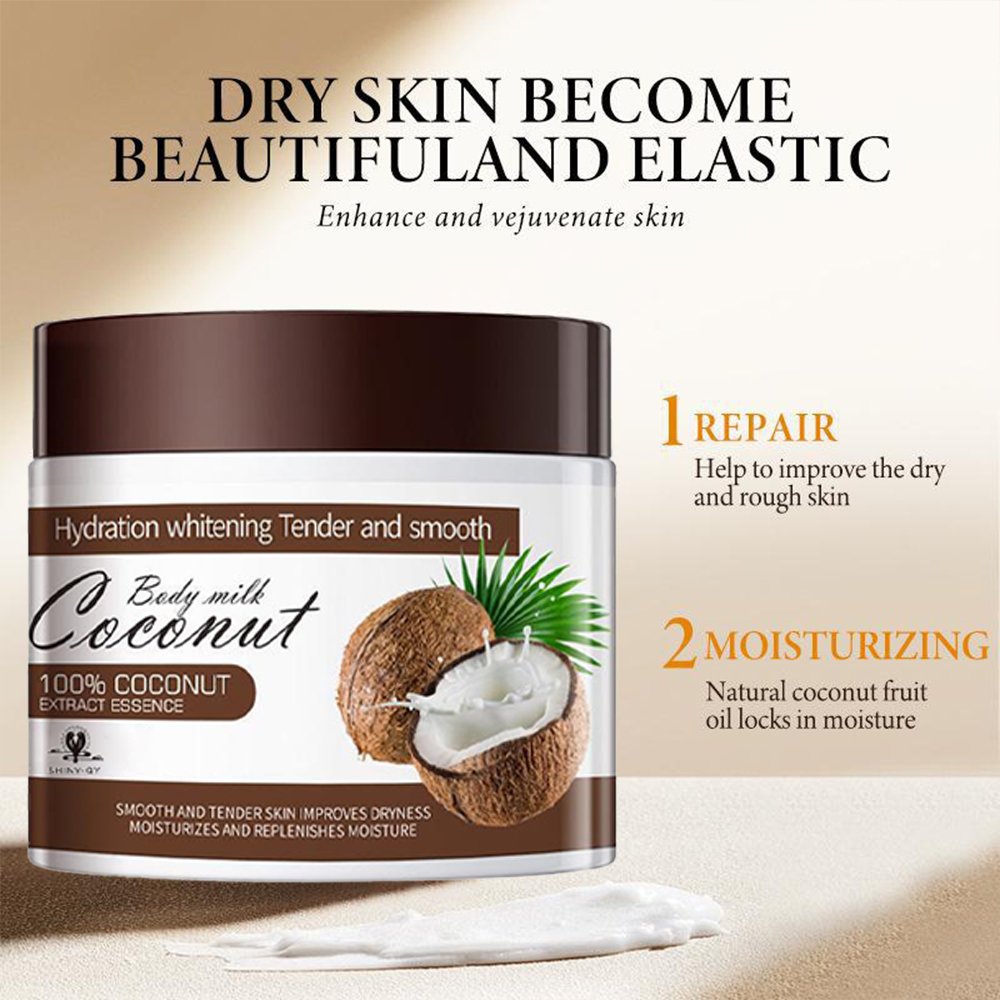 Natural Coconut Fruit Hydration Smoothing Brightening Skin Firming Anti Wrinkles Skin Care Product Milk Body Lotion