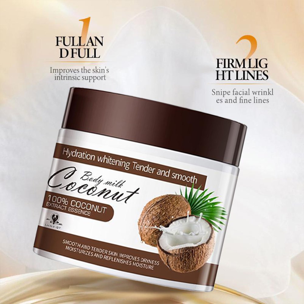Natural Coconut Fruit Hydration Smoothing Brightening Skin Firming Anti Wrinkles Skin Care Product Milk Body Lotion