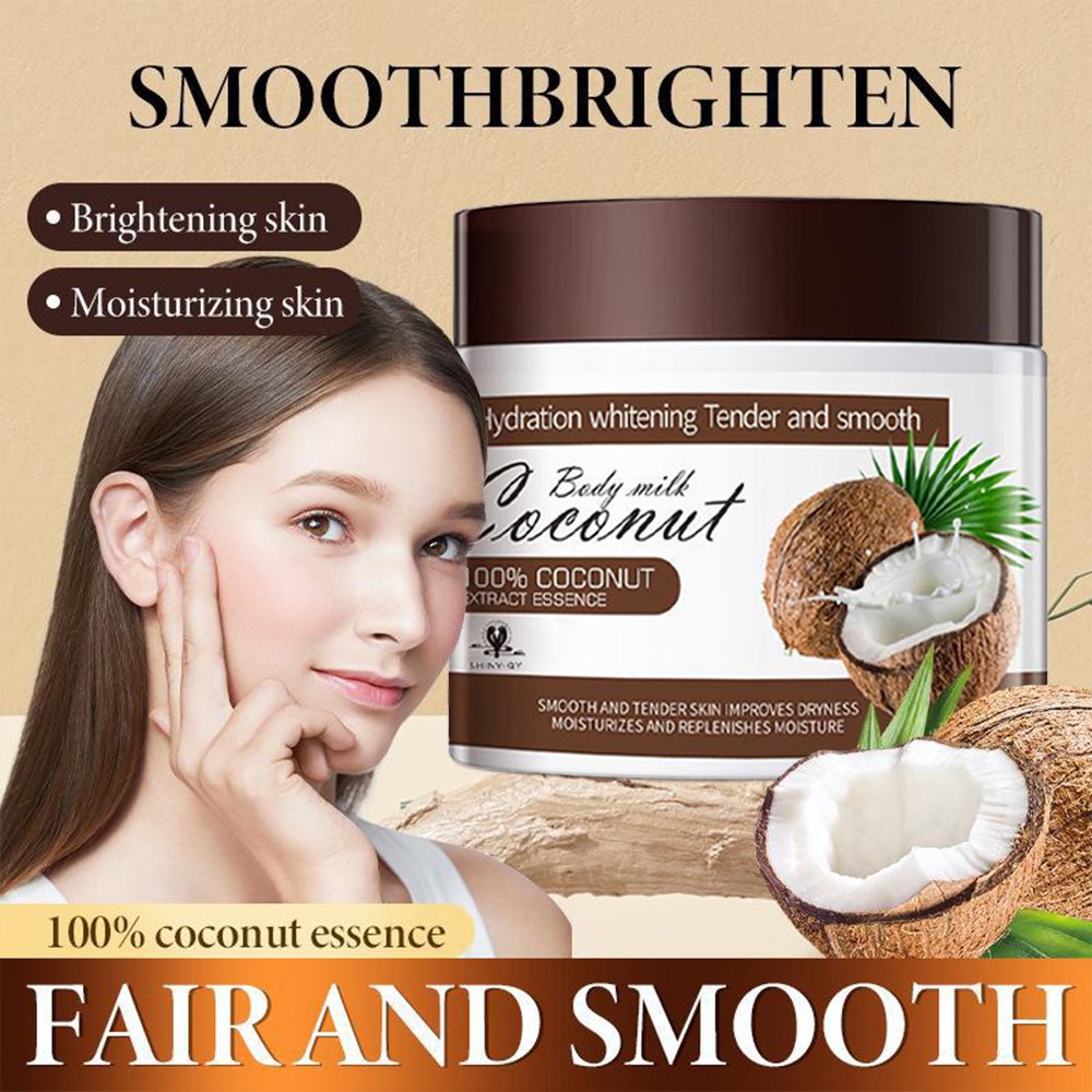 Natural Coconut Fruit Hydration Smoothing Brightening Skin Firming Anti Wrinkles Skin Care Product Milk Body Lotion