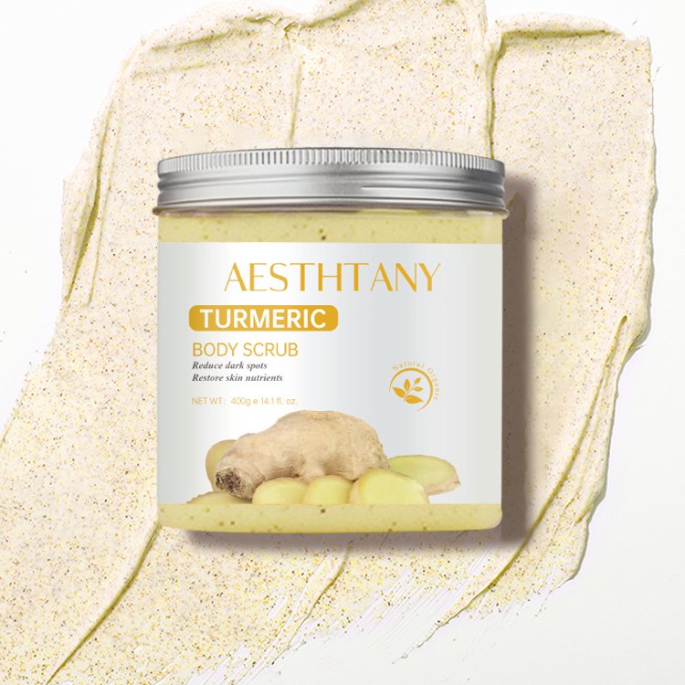 Body Care Exfoliation Reducing Blackheads Whiteheads Coffee Sugar Sea Salt Turmeric Shea Butter Body Scrub
