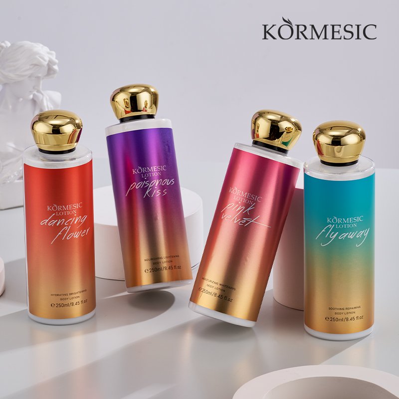 OEM ODM KORMESIC Organic Women Body Lotion Remove Spots Cream Moisturizing Milk Whitening Body Lotion For Black Skin