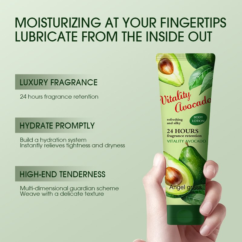 OEM Anti-wrinkle Moisturize Whitening Brighten Moisturizing Angel Grass Vitality Avocado Body Lotion