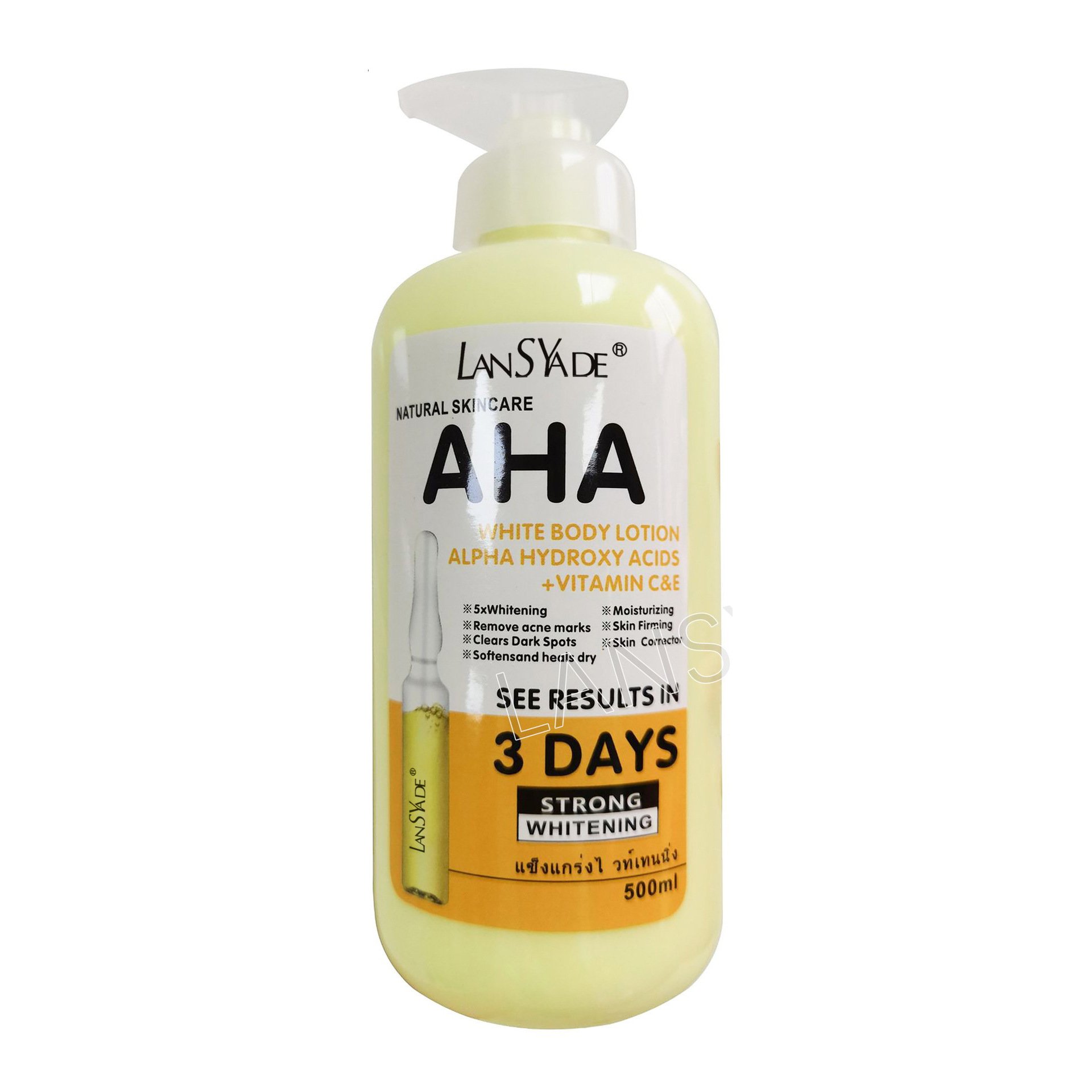 Private Label Body Lotion Aha Vitamin C Whitening Body Milk Natural Skincare Lightening Moisturizing Body Cream