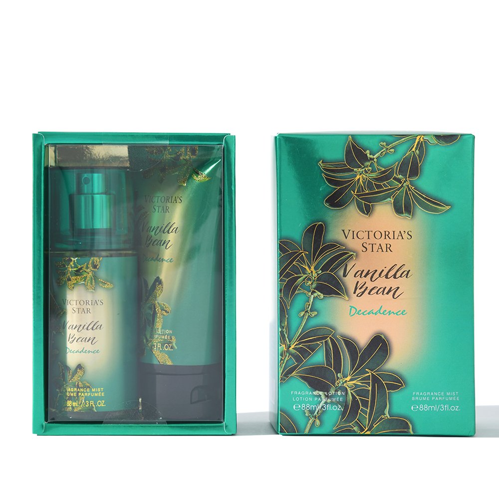 Long lasting perfume gift set 88ML body mist +88MLl body lotion