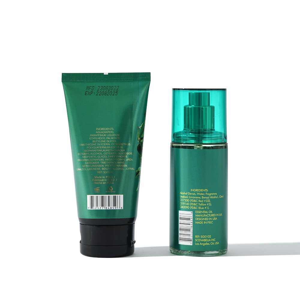 Long lasting perfume gift set 88ML body mist +88MLl body lotion