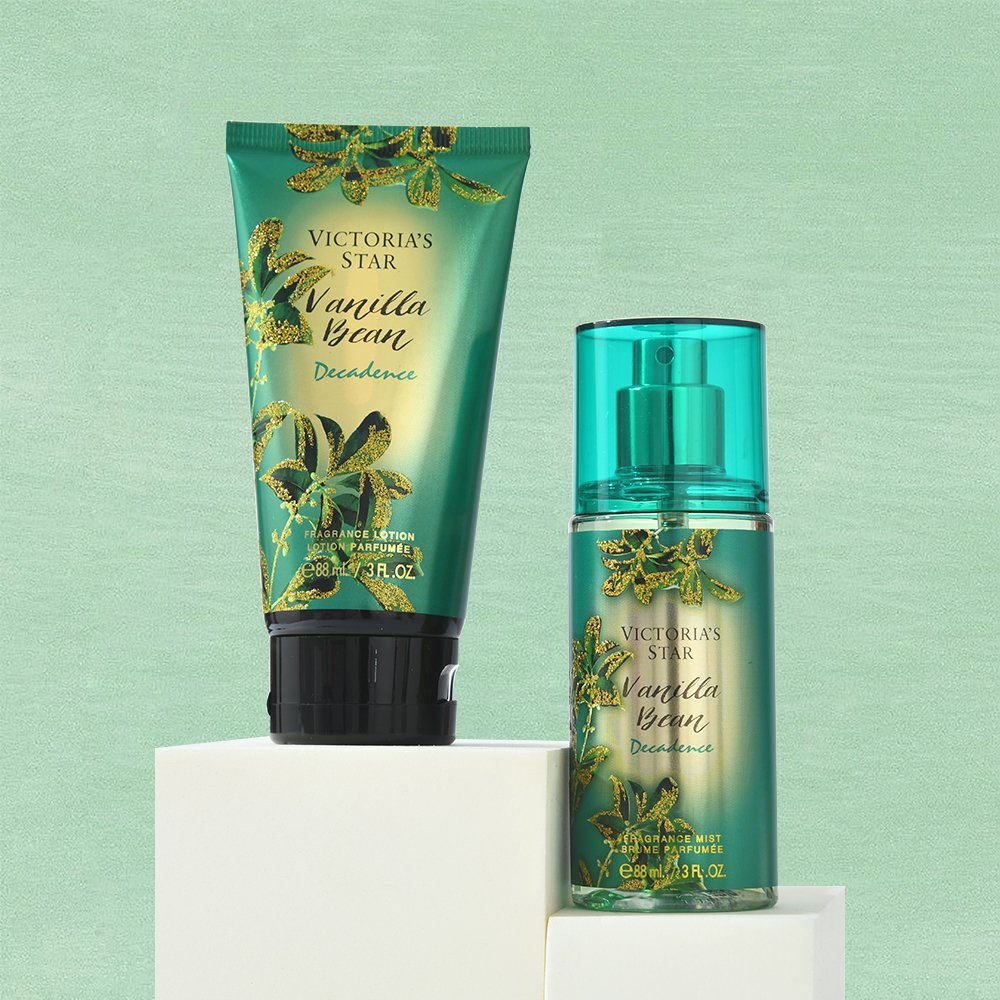 Long lasting perfume gift set 88ML body mist +88MLl body lotion