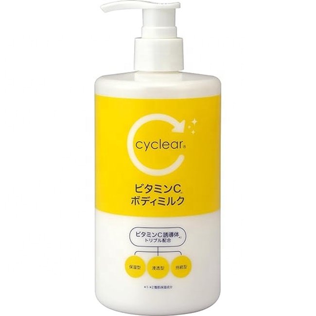 Japan Cyclear Vitamin C Body Milky Lotion 400ml0 Whitening Body Lotion Body Care Products Best Wholesale Selling Products 2024