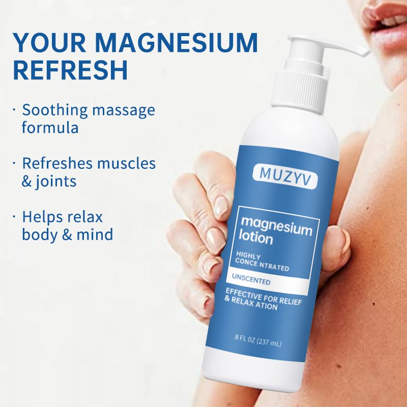 Magnesium Lotion Butter Cream Sleep Unscented Relief Body Lotion