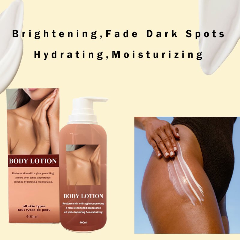 Skin Bleaching Body Lotion Customized Logo Whitening Moisturizing Butter Cream Skin Care Brightening Body Lotion