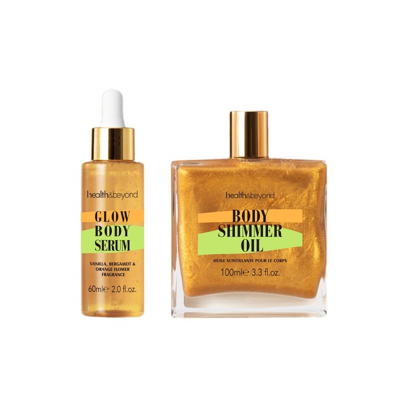 Face And Body Glow Serum Liquid Highlighter Bronzer Glow Massage Body Shimmer Oil
