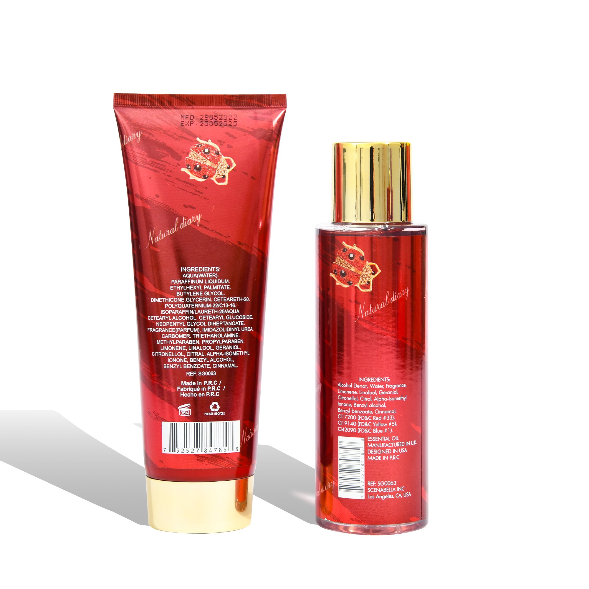 NEW Perfume Gift Sets Ladies Elegant Perfume Body Mist and Body Lotion