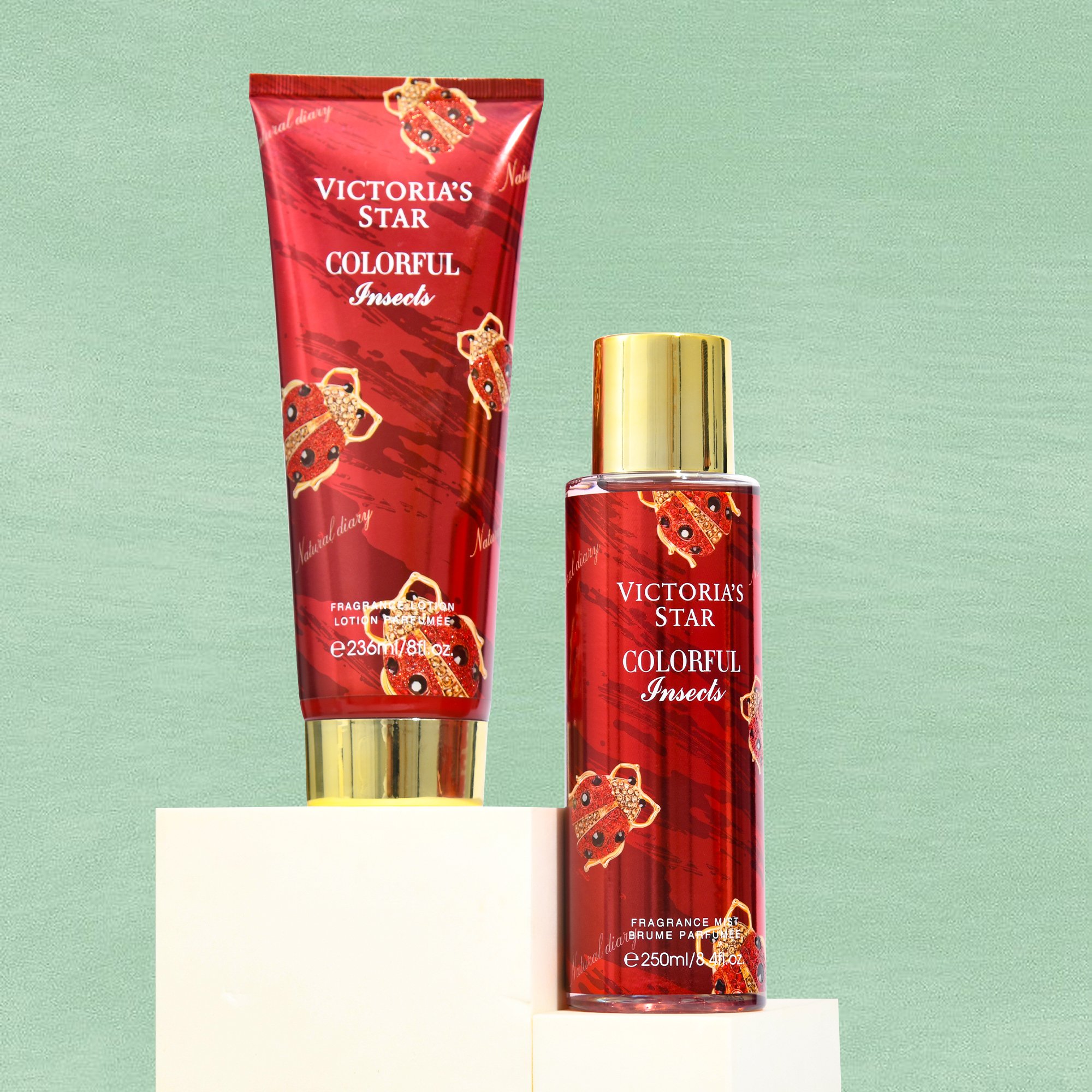 NEW Perfume Gift Sets Ladies Elegant Perfume Body Mist and Body Lotion