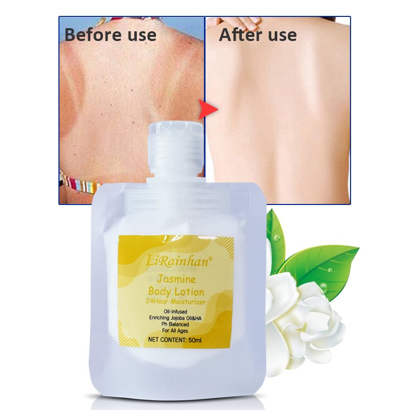 Jasmine Body Lotion Private Label Organic Moisturizing Nourish Skin Whitening Brightening Cream Body Lotion