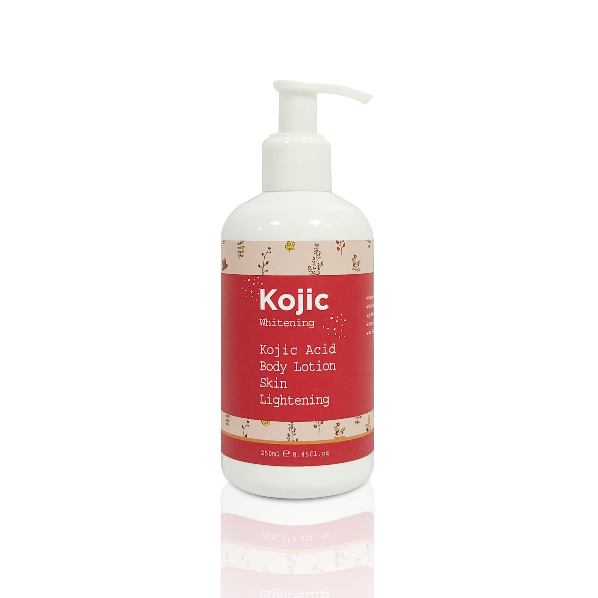 BLIW Private Label Hot Selling Organic Bath Nourish Skin Whitening Wrinkle Improvement Perfect Hydration Kojic Acid Body Lotion