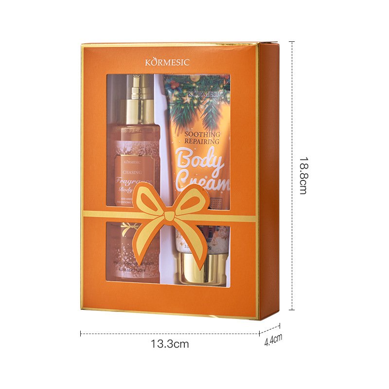 OEM ODM Private Label KORMESIC christmas skin care best christmas gift whitening body lotion perfumed skin care set