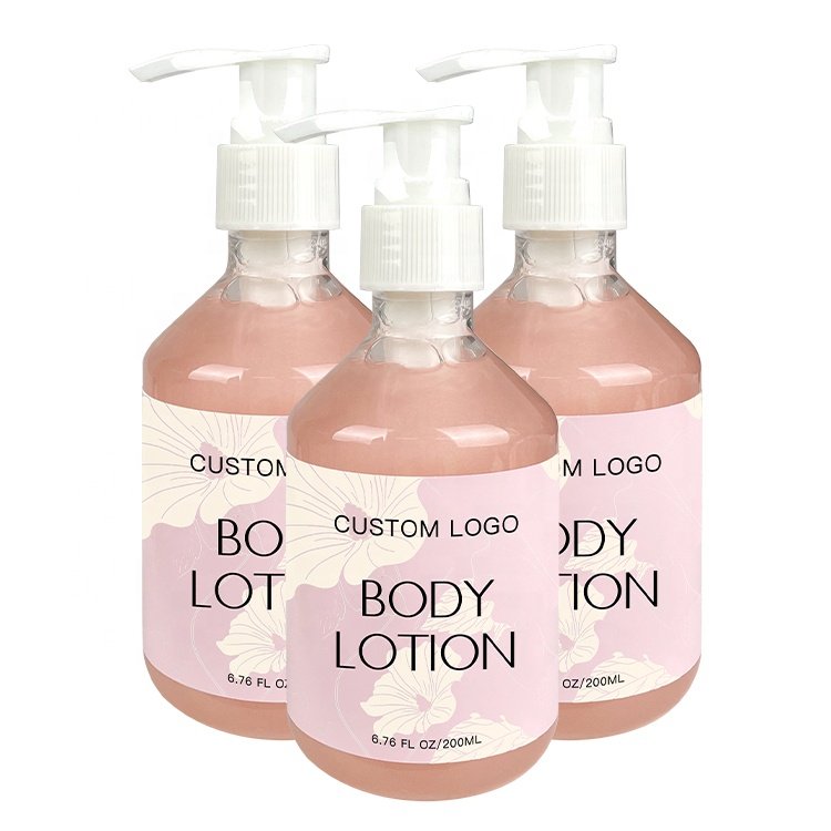 High Quality Wholesale Custom Logo Moisturizing Nourishing Flower Fragrance Cream Natural Skin Body Lotion
