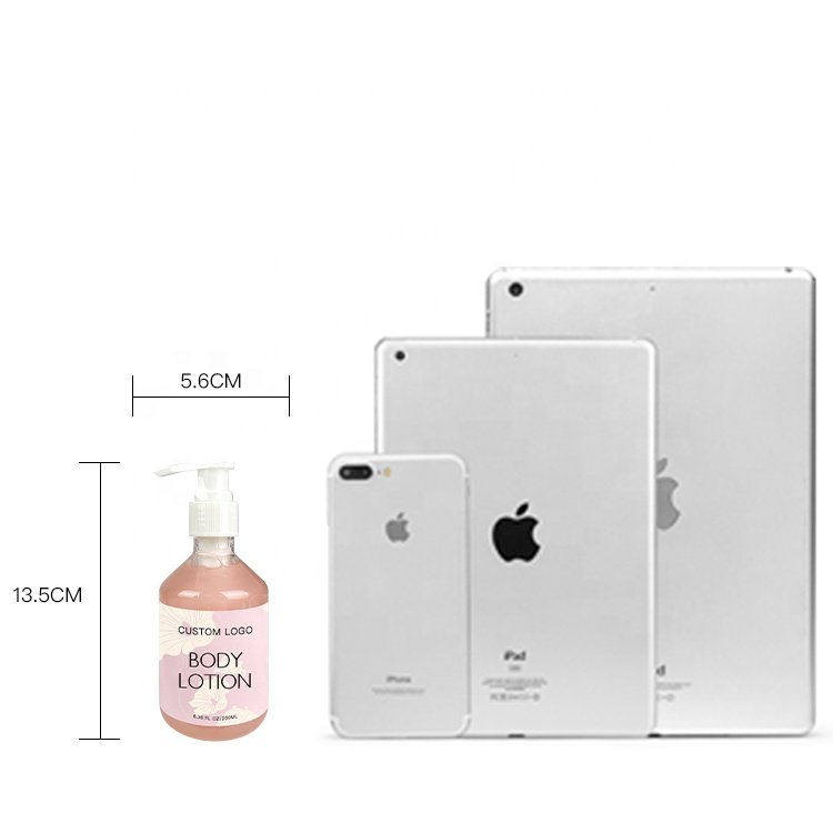 High Quality Wholesale Custom Logo Moisturizing Nourishing Flower Fragrance Cream Natural Skin Body Lotion