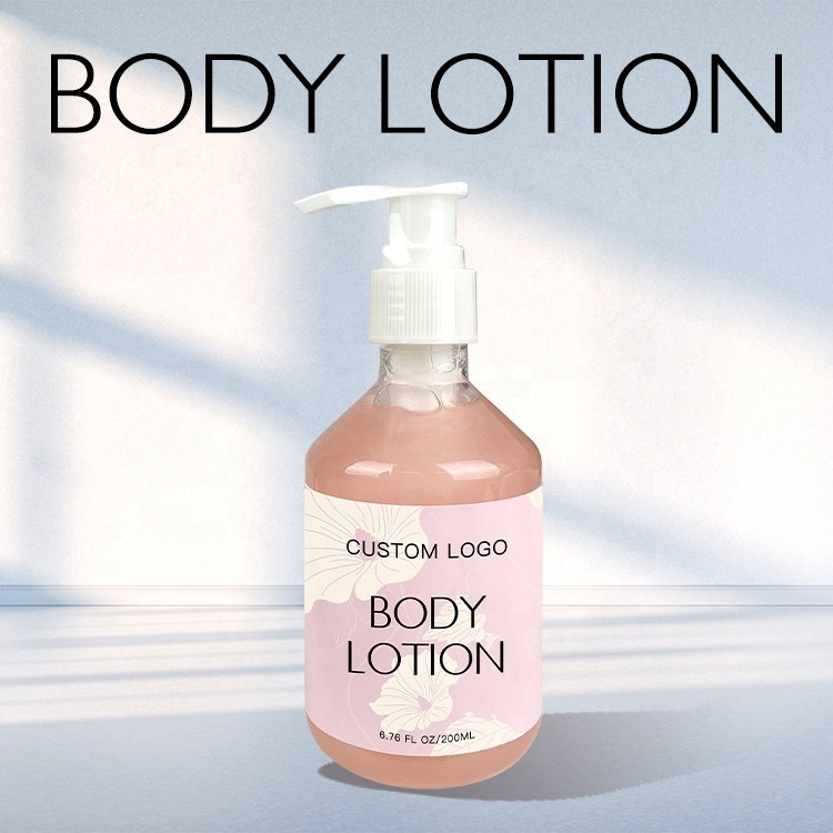 High Quality Wholesale Custom Logo Moisturizing Nourishing Flower Fragrance Cream Natural Skin Body Lotion