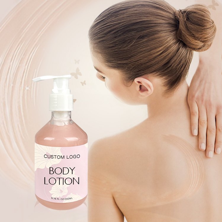 High Quality Wholesale Custom Logo Moisturizing Nourishing Flower Fragrance Cream Natural Skin Body Lotion